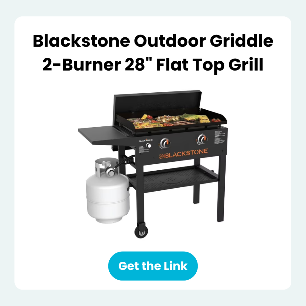 Blackstone Outdoor Griddle 2-Burner 28_ Flat Top Grill