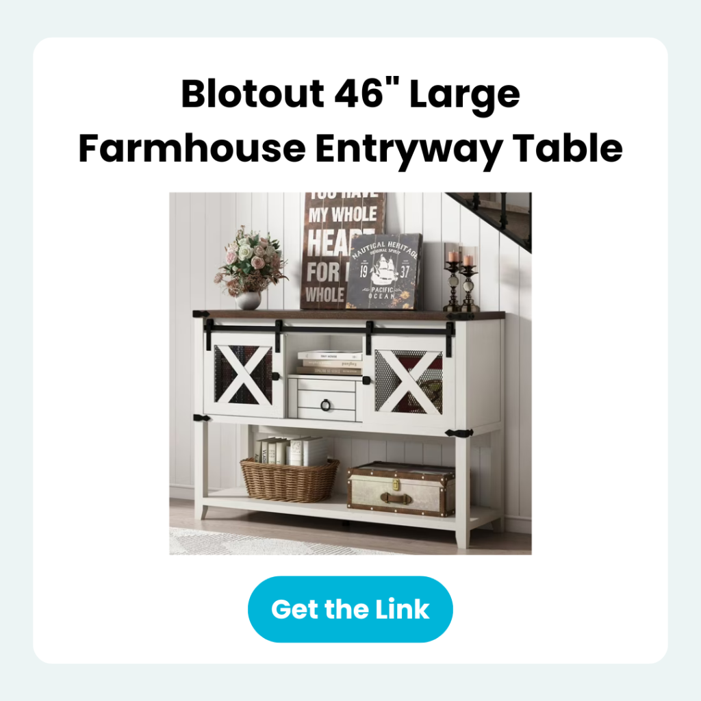Blotout 46_ Large Farmhouse Entryway Table