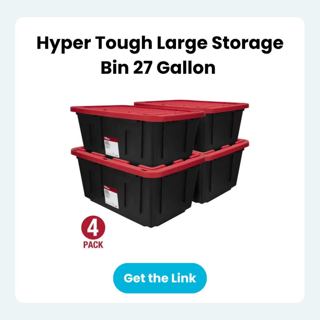 Hyper Tough Large Storage Bin 27 Gallon