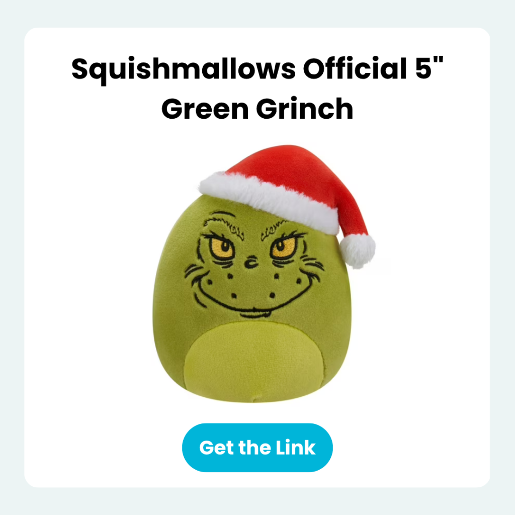 Squishmallows Official 5_ Green Grinch