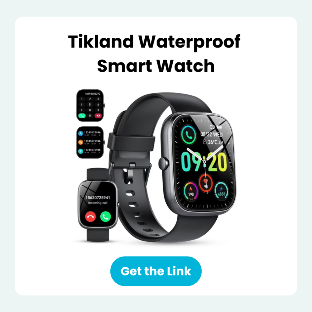 Tikland Waterproof Smart Watch