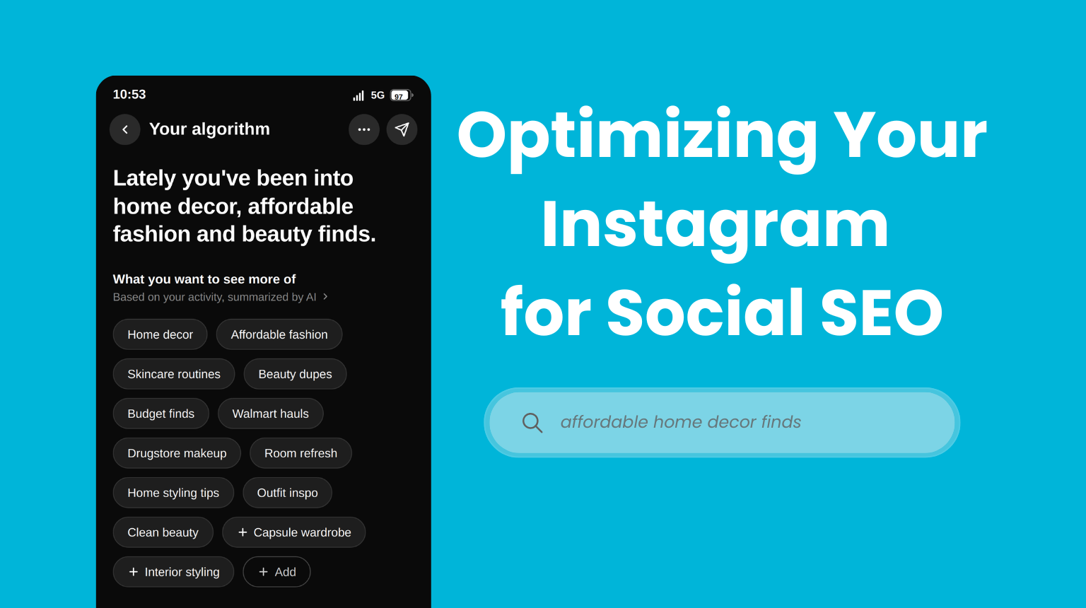 instagram seo keywords