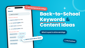 back to school content ideas